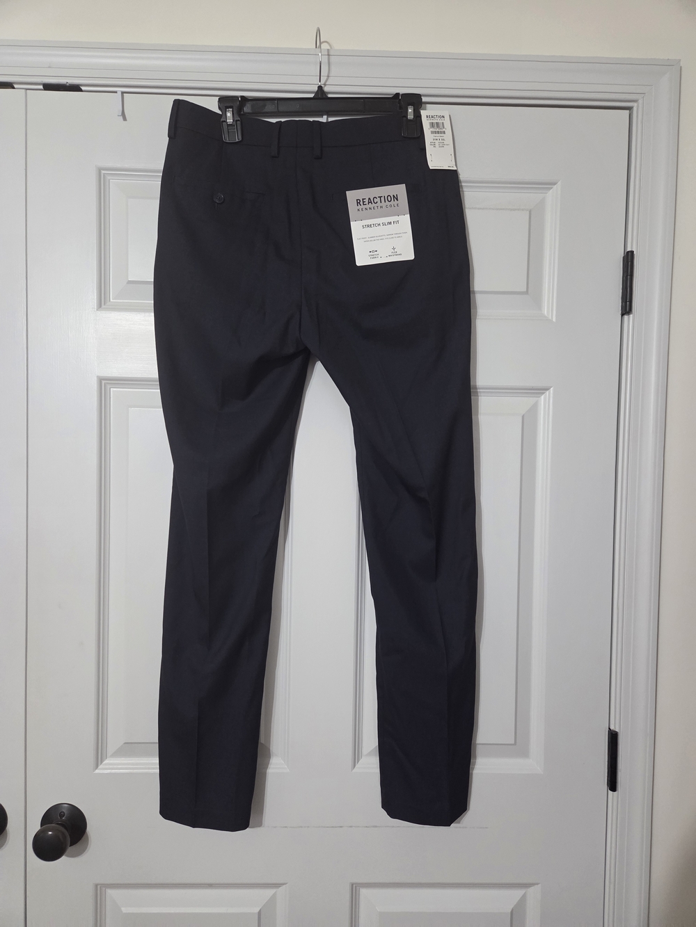 NWT Kenneth Cole- Navy Dress Pants- Slim Fit